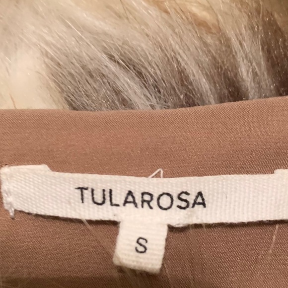 NWOT Tularosa Faux Fur Jacket - Beige/Black - Picture 5 of 5